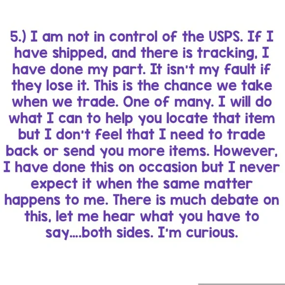 TRADE RULES PLEASE READ - Picture 6 of 16